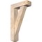 Ekena Millwork Traditional Craftsman Smooth Bracket w/ Offset Brace, Douglas Fir, 5 1/2"W x 18"D x 30"H BKT0604X18X30TRA04SDF - alternate 1
